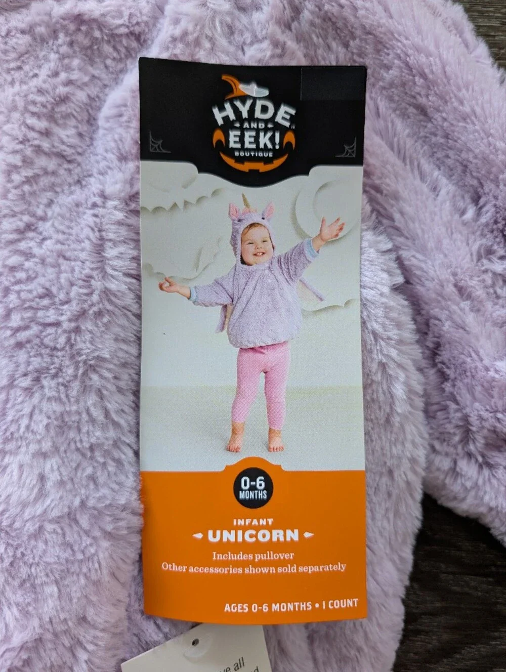 NWT Hyde and EEK! Boutique Infant Unicorn Halloween Costume Pullover 0-6 Months